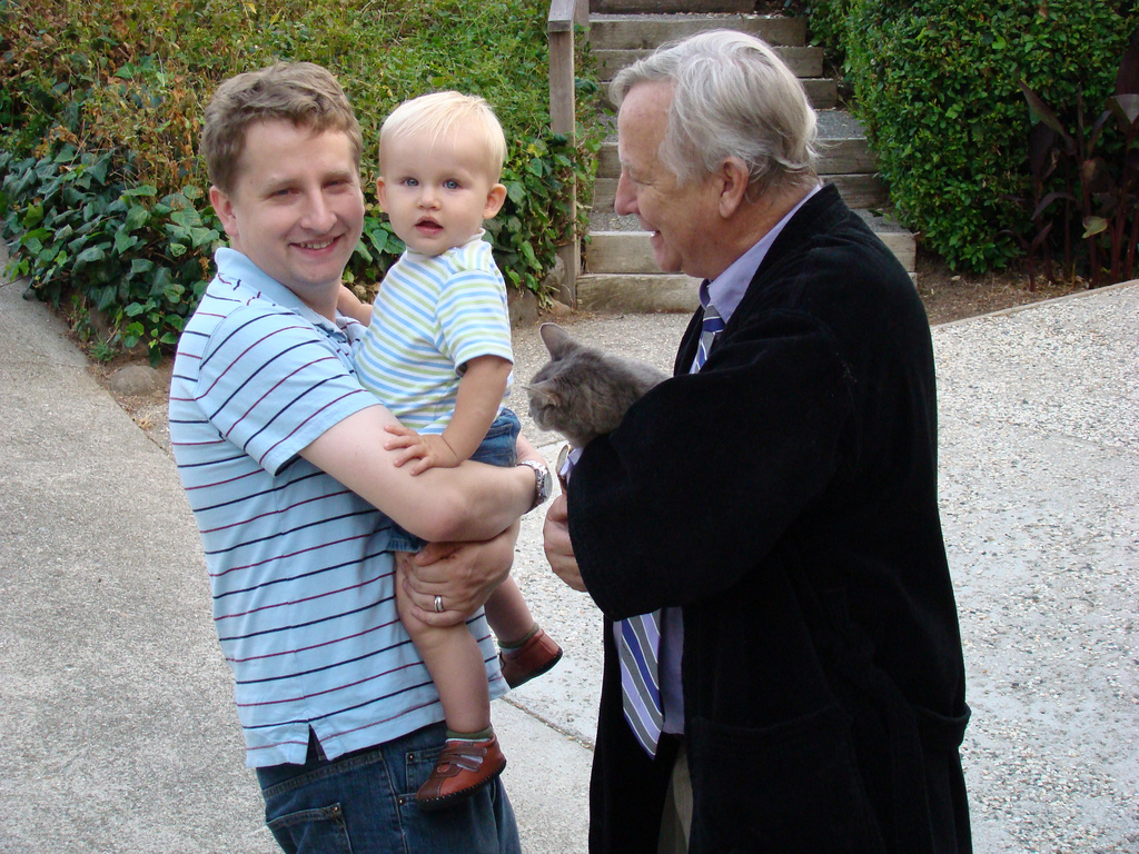 Dr. Jerry Warren, son Gene & grandson Derek
